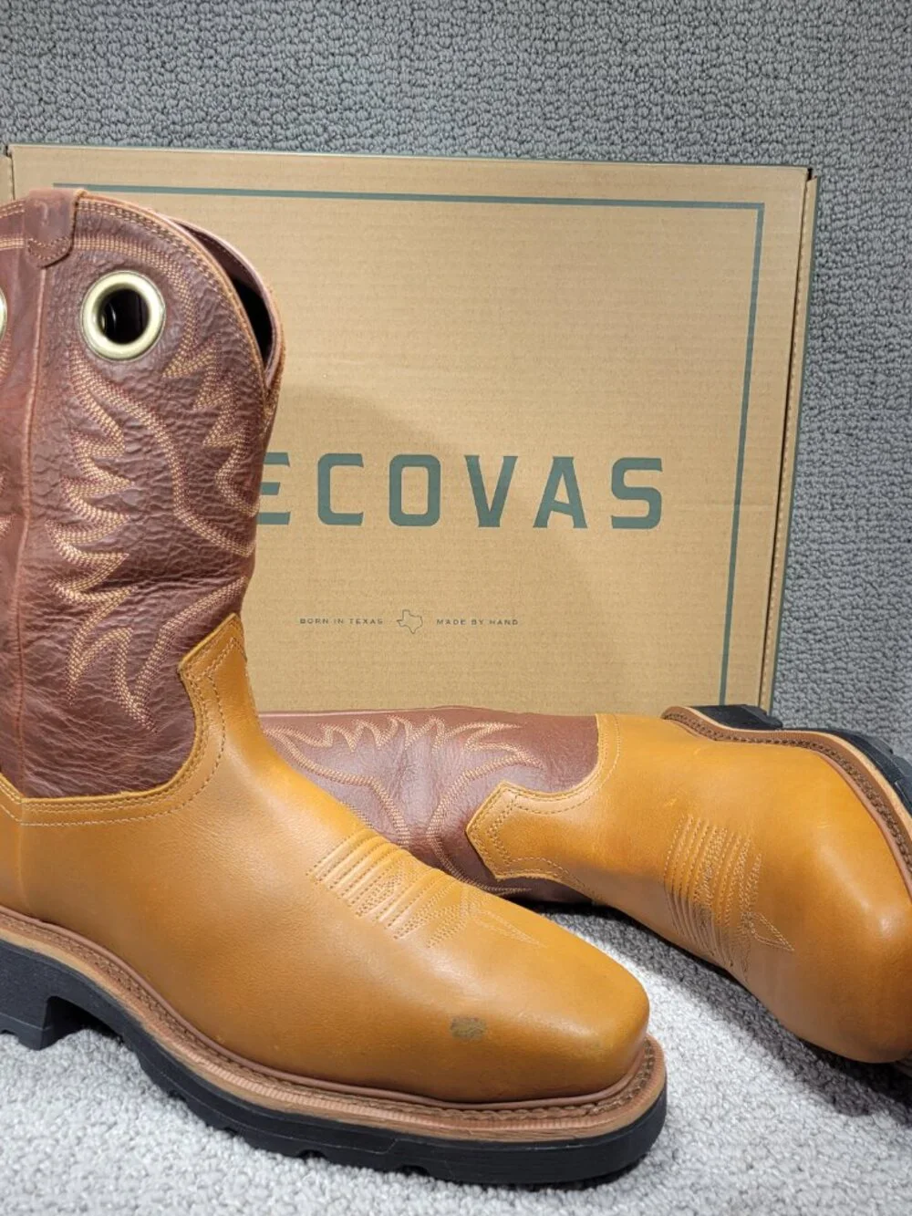 Tecovas Longhaul Men's Size 10.5D Waterproof Square Composite Toe Work Boots